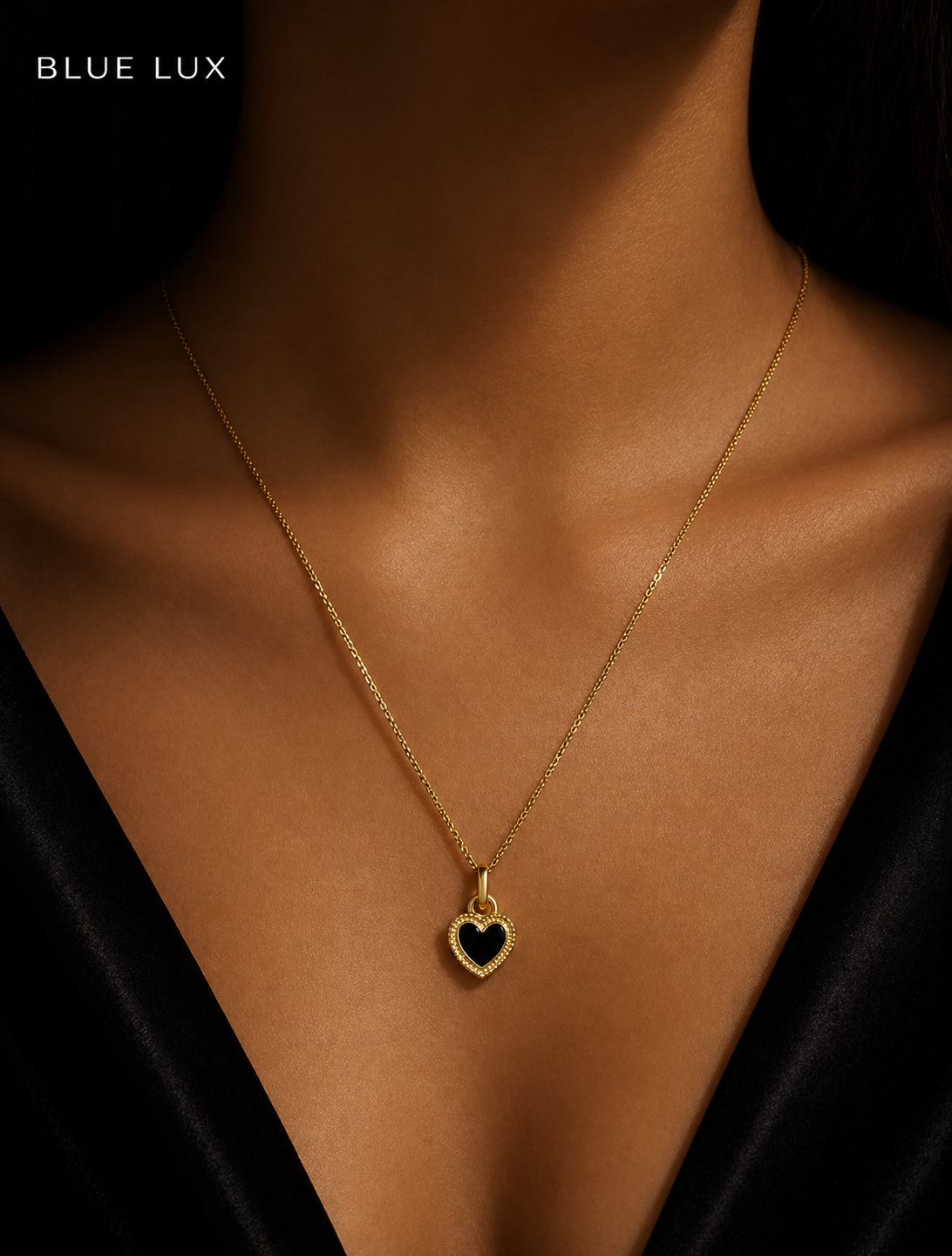 COLLAR CORAZÓN BLACK Z